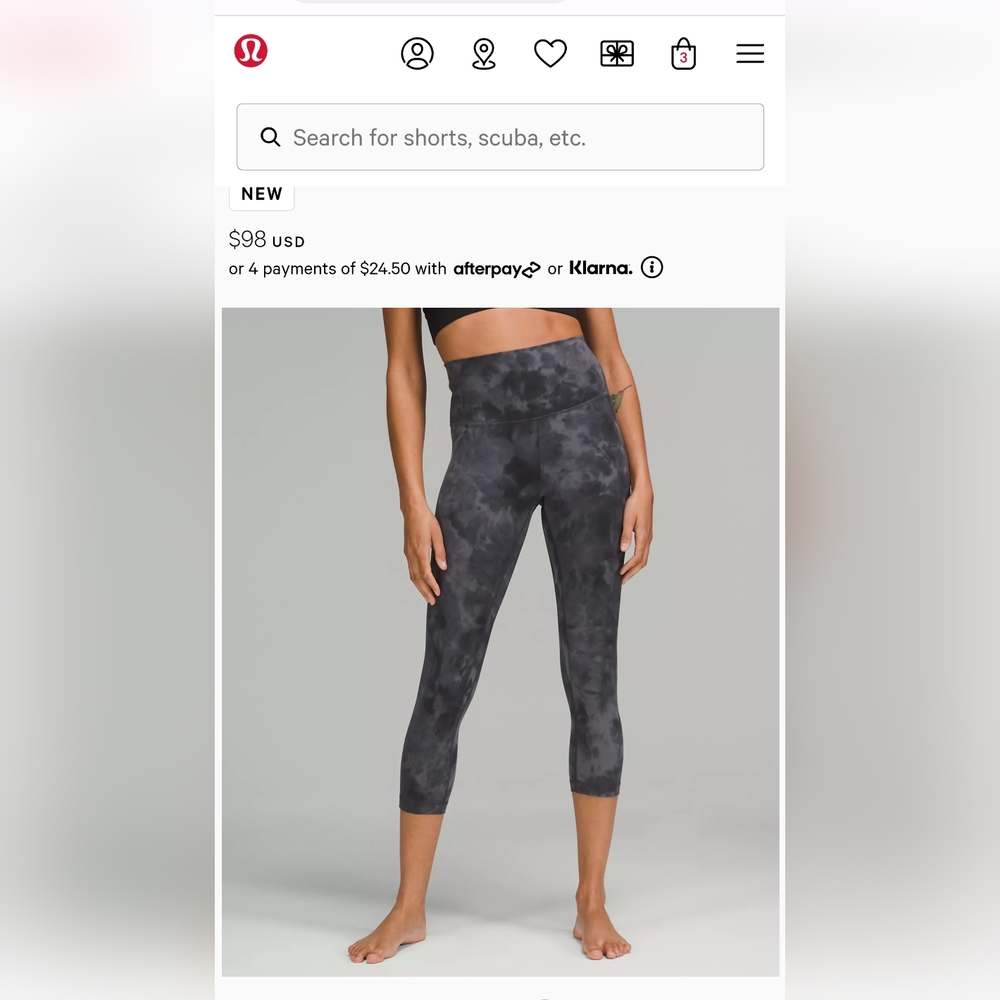 23" leggings sz 4